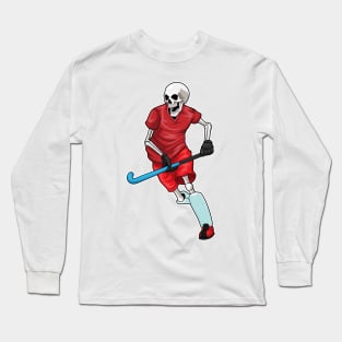 Skeleton Hockey Hockey bat Long Sleeve T-Shirt